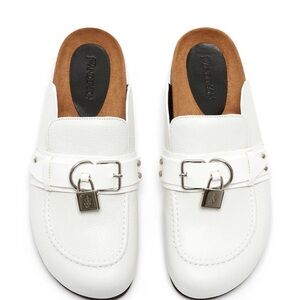 JW anderson padlock mules